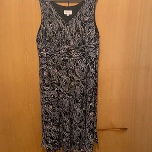 Black & white floral dress